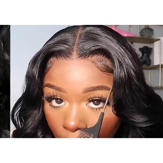 13x6 HD Lace Front Wigs Human Hair Body Wave, 180 Density Pre-Plucked Glueless Wig for Women, 20-34 Inch, 7 Colours