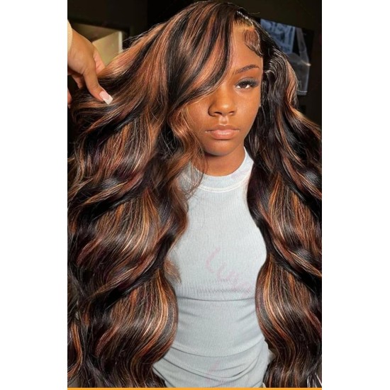 13x6 HD Lace Front Wigs Human Hair Body Wave, 180 Density Pre-Plucked Glueless Wig for Women, 20-34 Inch, 7 Colours