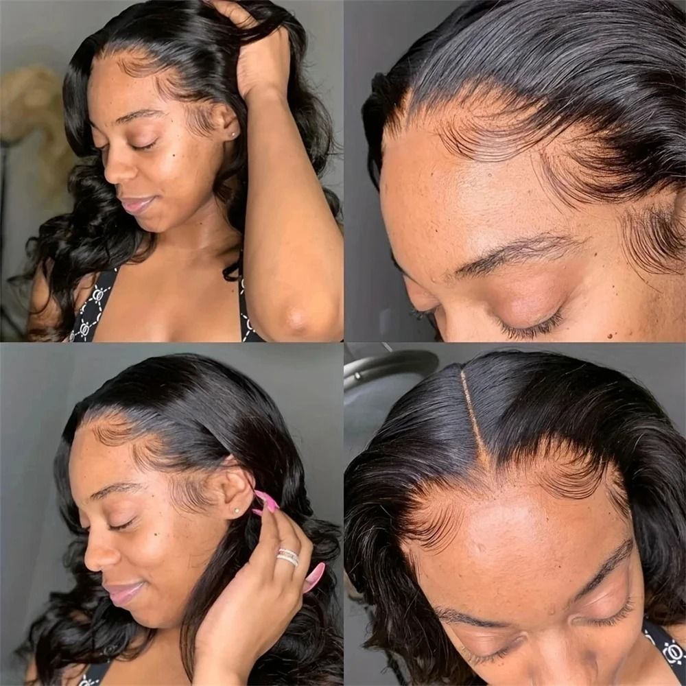 Long wavy texture with a realistic baby hair and scalp effect